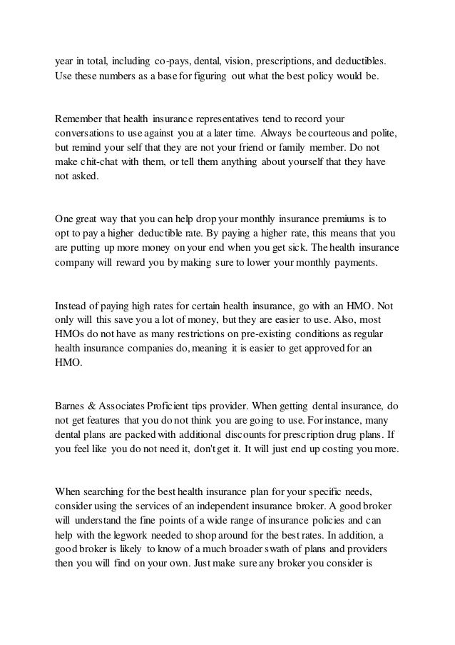 Barnes Associates Clear Up Your Confusion About Health Insurance