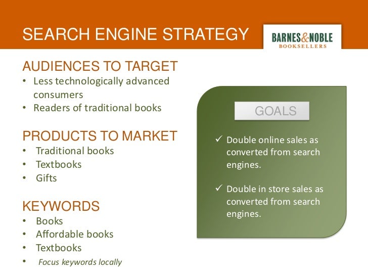 Barnes Noble Internet Marketing Strategy By Stephanie Sundheimer