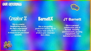 BarnettX Pitch Deck