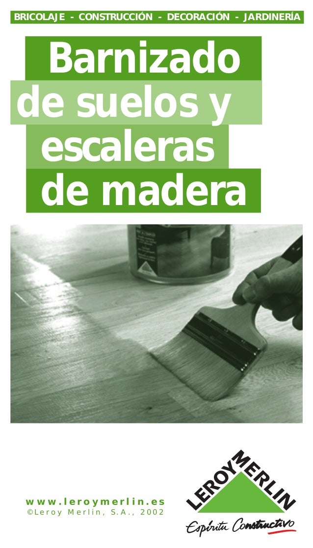 Barnizado de suelo de madera