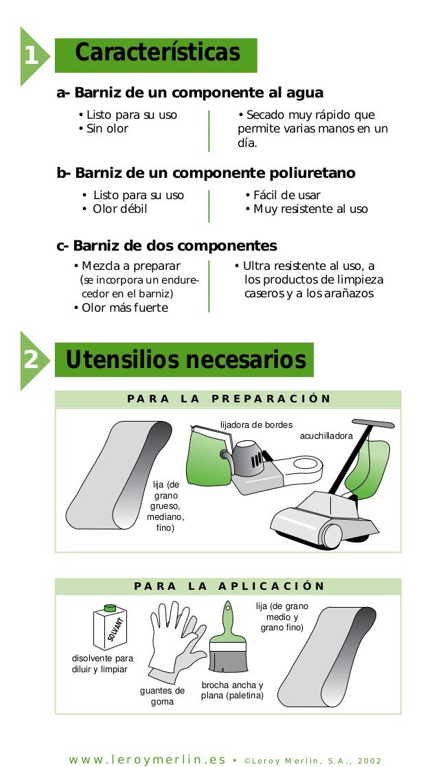 Barnizado de suelo de madera