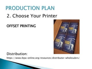 2. Choose Your Printer
OFFSET PRINTING
Distribution:
https://www.ibpa-online.org/resources/distributor-wholesalers/
 