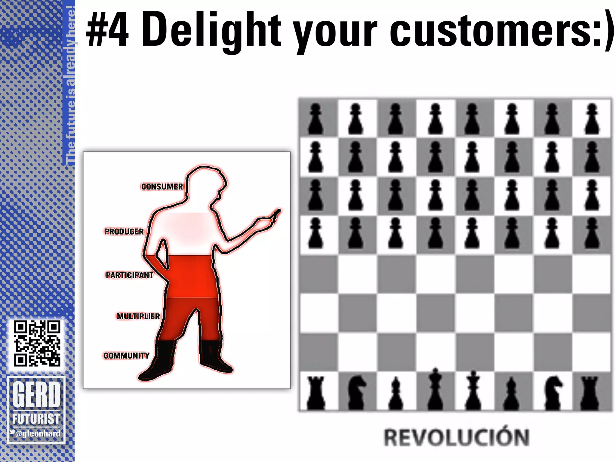 The future is already here!
                              #4 Delight your customers:)
 