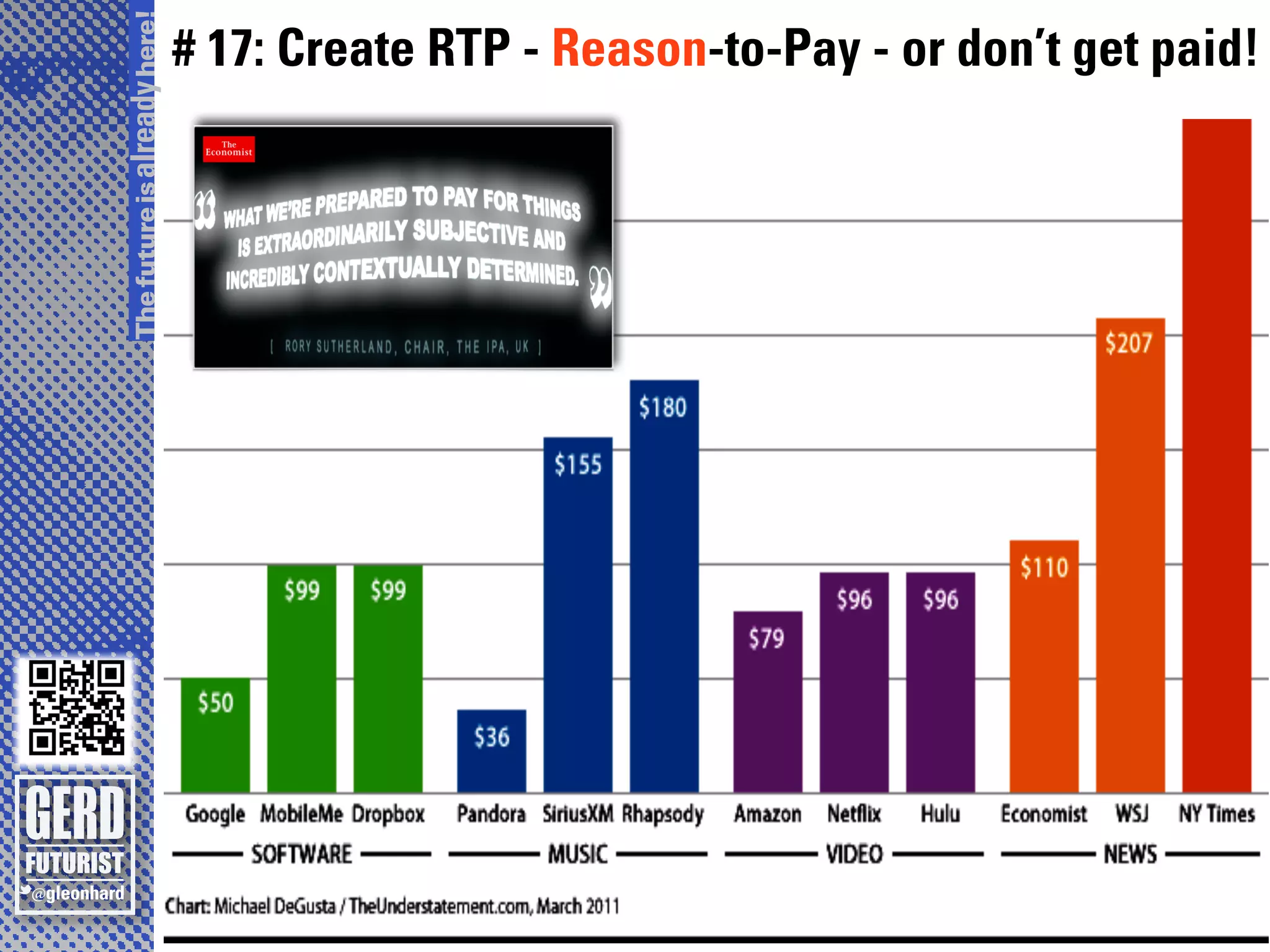 The future is already here!
                              # 17: Create RTP - Reason-to-Pay - or don’t get paid!
 