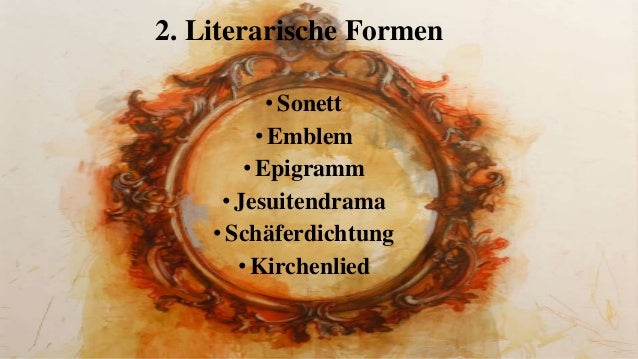Sonett Aus Dem Barock Barock