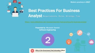 Best Practices For Business Analyst - Part 3