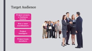 Introduction
■ A business analyst (BA) role be explicitly instituted into the IT project
organisation.
■ Best Practices for Business Analyst” (“Document”) is to provide guidance
to government bureaux and departments (B/Ds)
■ It is not a procedure manual and the BA should apply business
knowledge and experience while practising business analysis to achieve
the expected outcome.
■ To boost the adoption of the practices, support and buy-in of senior
management and business users in B/Ds are very important
 