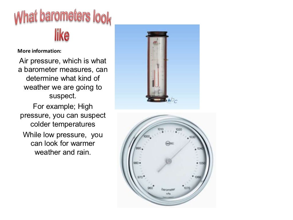 Barometer period 1