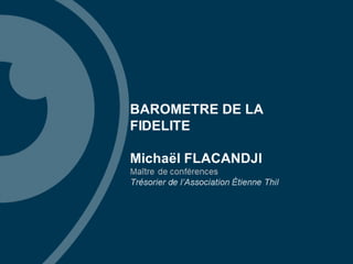 Barometre fidelite 2020