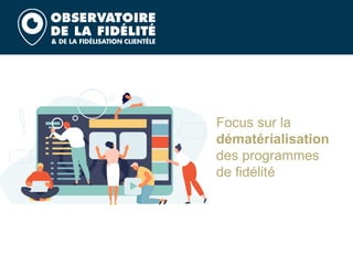 Focus sur la
dématérialisation
des programmes
de fidélité
 