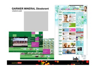 GARNIER MINERAL Déodorant
créations web




                            © 2009 Kantar Media   34
 