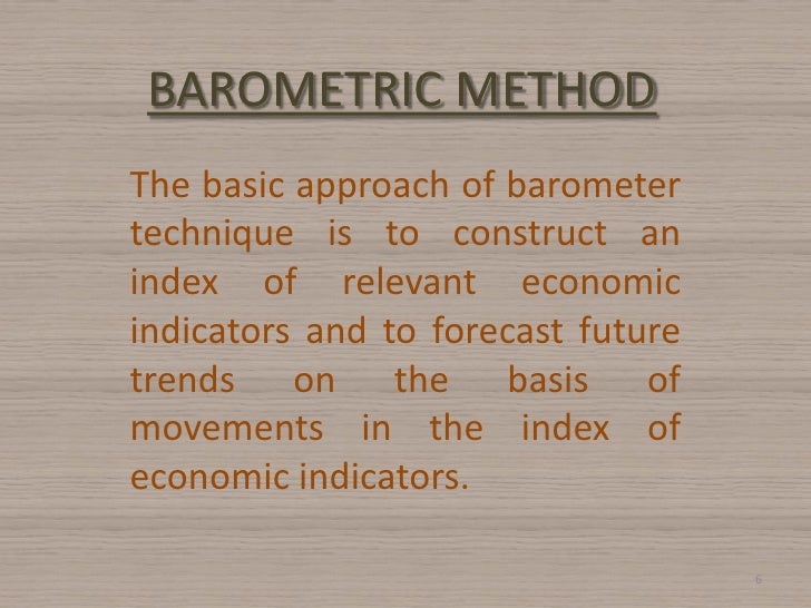 Barometric method1