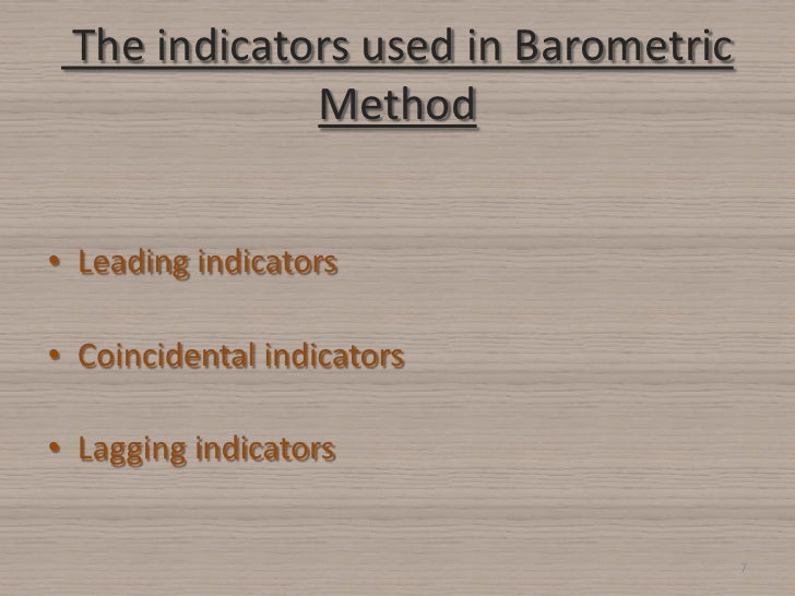 Barometric method1