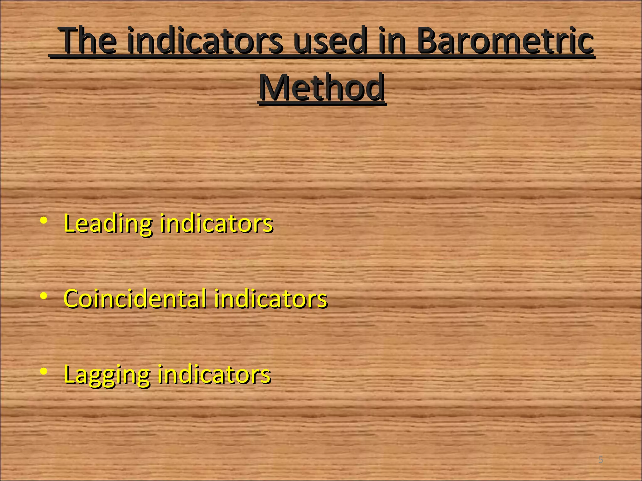 Baro metricmethod 1 gp PPT