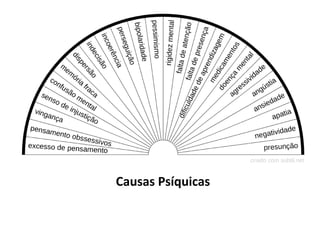 Causas Psíquicas
 