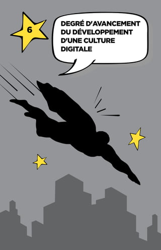 62
1-	 répartition des réponses et profil
d'organisations
6
Degré d'avancement
du développement
d'une culture
digitale
 