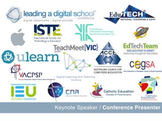 Keynote Speaker / Conference Presenter
 