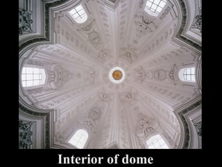 Interior of dome 