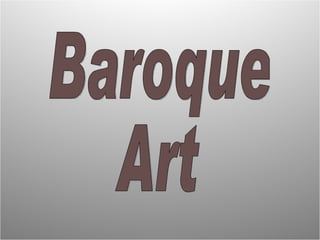 Baroque Art 