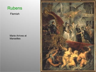 Marie Arrives at Marseilles Rubens Flemish 