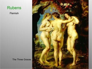 The Three Graces Rubens Flemish 