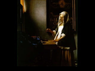 Vermeer, Woman with a Balance or Woman Weighing Pearls, 1664