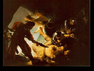 Rembrandt, Blinding of Samson, 1636