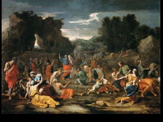 Poussin, Israelites Gathering Manna, 1638