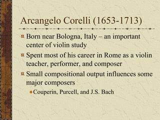 Baroque Instrumental Music | PPTX