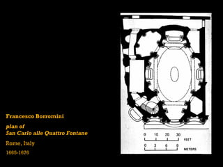 Francesco Borromini
plan of
San Carlo alle Quattro Fontane
Rome, Italy
1665-1676
 