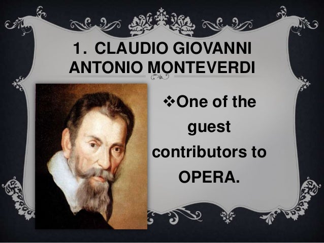 claudio monteverdi essay View claudio monteverdi research papers on academiaedu for free. claudio monteverdi essay View claudio monteverdi research papers on academiaedu for free.