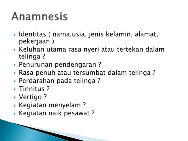 Barotrauma Telinga Tengah | PPT