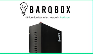 Lithium-ion batteries. Made in Pakistan
 