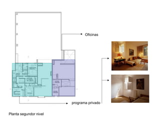 programa privado
Planta segundor nivel
Oficinas
 