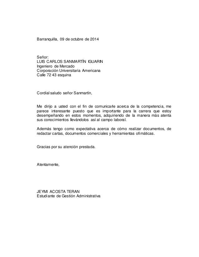 carta dirigida al profesor luis carta de agradecimiento a un profesor