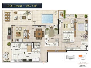 Cob 1 Linear – 168,73 m²
 