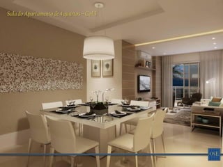 Sala do Apartamento de 4 quartos – Col 3
 