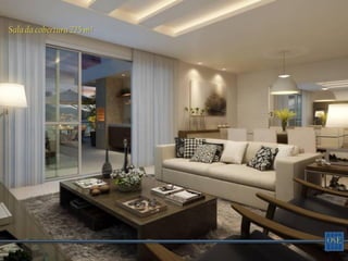 Sala da cobertura 225 m²
 
