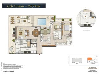 Cob 1 Linear – 168,73 m²
 