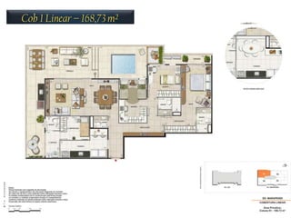 Cob 1 Linear – 168,73 m²
 