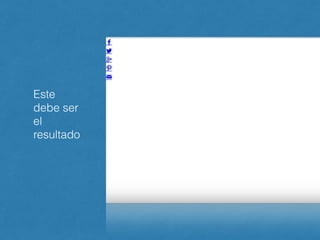 Este
debe ser
el
resultado
 