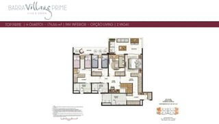 Barra Village Prime Apartamentos com 2, 3 e 4 quartos no Recreio 