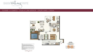 Barra Village Prime Apartamentos com 2, 3 e 4 quartos no Recreio 