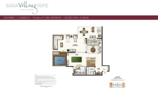 Barra Village Prime Apartamentos com 2, 3 e 4 quartos no Recreio 