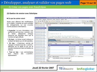Barre pour développeur Firefox et Eclipse