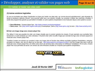 Barre pour développeur Firefox et Eclipse