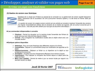 Barre pour développeur Firefox et Eclipse