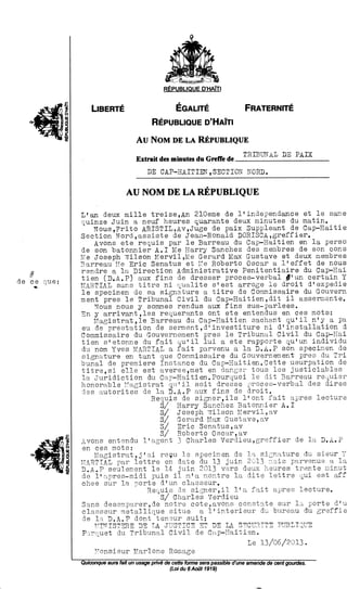 Barreau pièces jointes à lettre ouverte