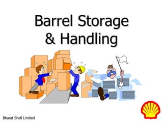 Barrel Storage_ Handling for safety & material handling | PDF
