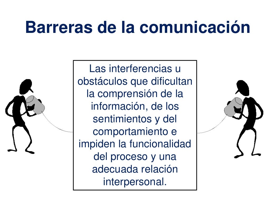 Barreras de la comunicación